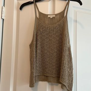 Mesh top perfect over a swimsuit! Size M